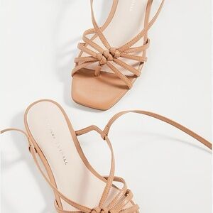 Loeffler Randall Lorelei Tan Strappy Sandals - 8.5